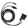 AUX Audio Socket with USB Cable for Nissan 280234BA0B 2013 2019 Quick Use