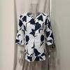 Women Casual Summer Floral Print V Neck Short Sleeve Blouse Fashion Top