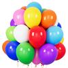 12inch 100pcs Multi-color Latex Balloon Set, Suitable for Weddings, Birthdays, Pop Parties, Bridal Showers, Family Gatherings