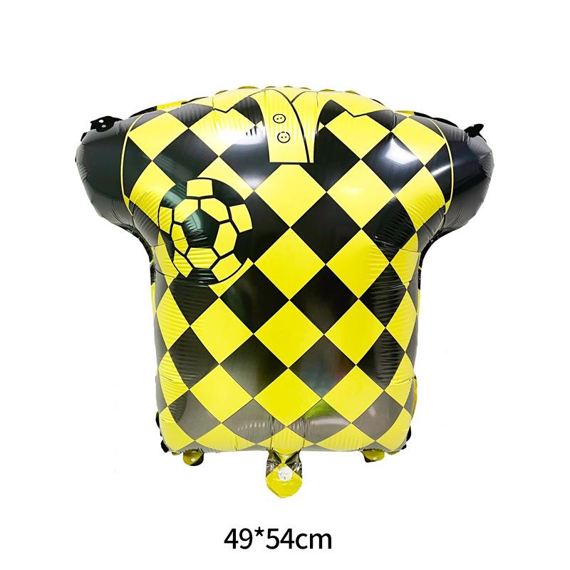 

Football Balloon Global Sport Soccer Aluminum Foil Balloon Children Birthday Party Decoration as shown
