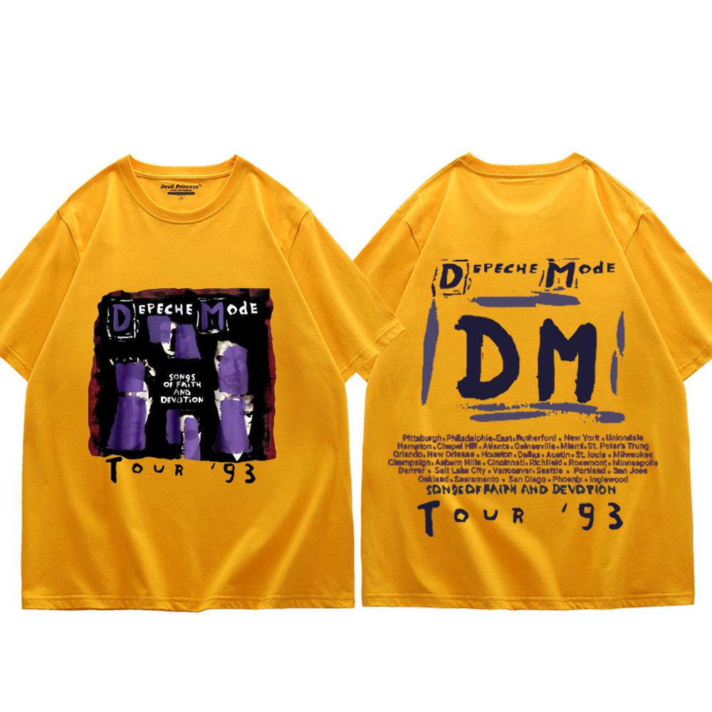 

Британская группа Depeche Cool Mode Memento Mori Tour 2023 Принт Футболка 90-х Мужская Женская Мода Рок Футболка Уличные Винтажные Футболки 4XL