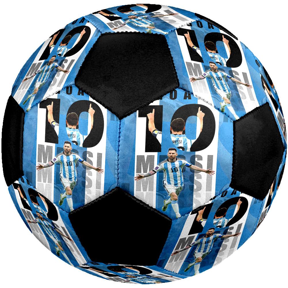 1pc Messi Soccer Ball Size 5 Indoor Soccer Ball Fashion Colorful Backyard Game - Great For Sports Fans Gift HE14
