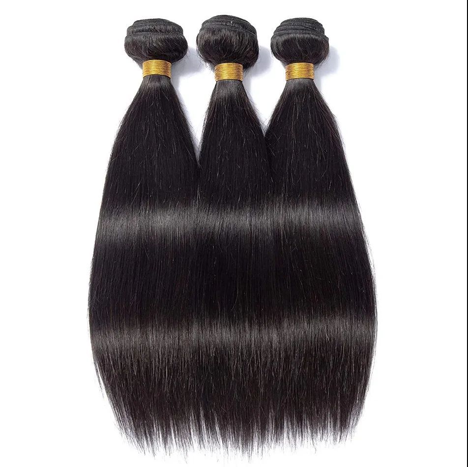 10A Mink Brazilian Virgin Hair Bundle 50g Unprocessed Virgin Brazilian Wavy Hair with Thick Ends and Layered Hair Extensions