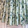 Prairie Chic Spring Summer Women Midi Skirt High Waist Green Floral Print Fresh Skirt Cotton Vintage Ladies' A-Line Skirt