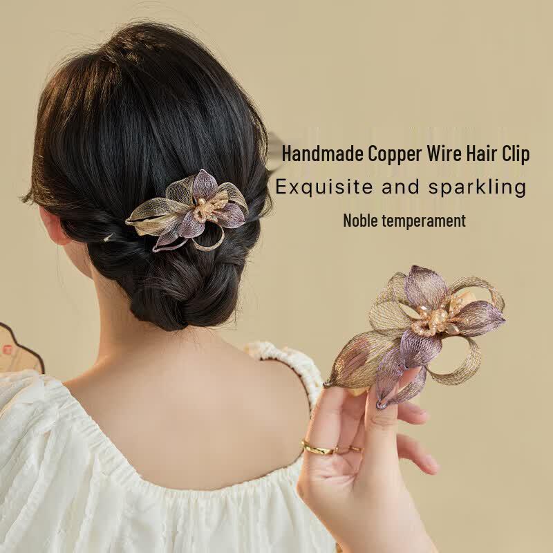CHIMERA Elegant Copper Wire Hair Clip