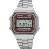 [Casio] CASIO Digital Watch Vintage Series A168WA-5AY Men's, Women's, Kids' Silver x Brown Intern...