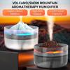 New Large capacity fog essential oil diffuser 2L volcano aromatherapy machine Multi-function flame humidifier