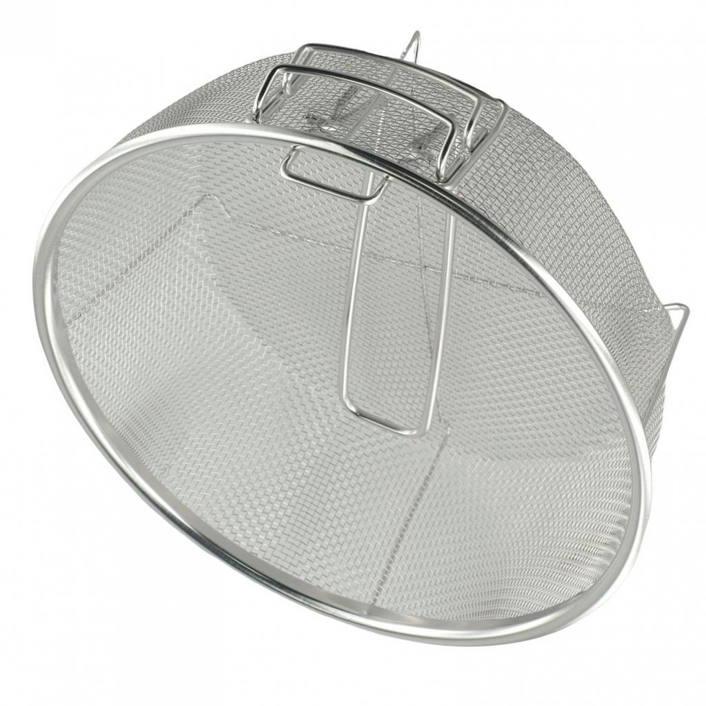 Lightweight and Compact Stainless Steel Deep Fry Basket for Easy Storage