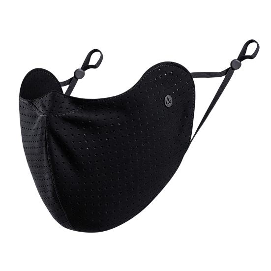 Ice Silk Face Guard, Washable Cooling Sunscreen Face Shield, Breathable Holes Face Protector with Elastic Ear Loop for Outdoor Cycling Hiking Fishing