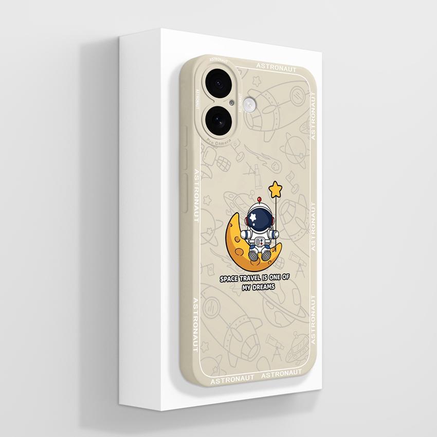 Fashion Soft Phone Cover Suitable For iPhone 17 Pro Max 17Air Shockproof Case Anime Panda Pattern Liquid Silicone High Quality Shell For iPhone Casing