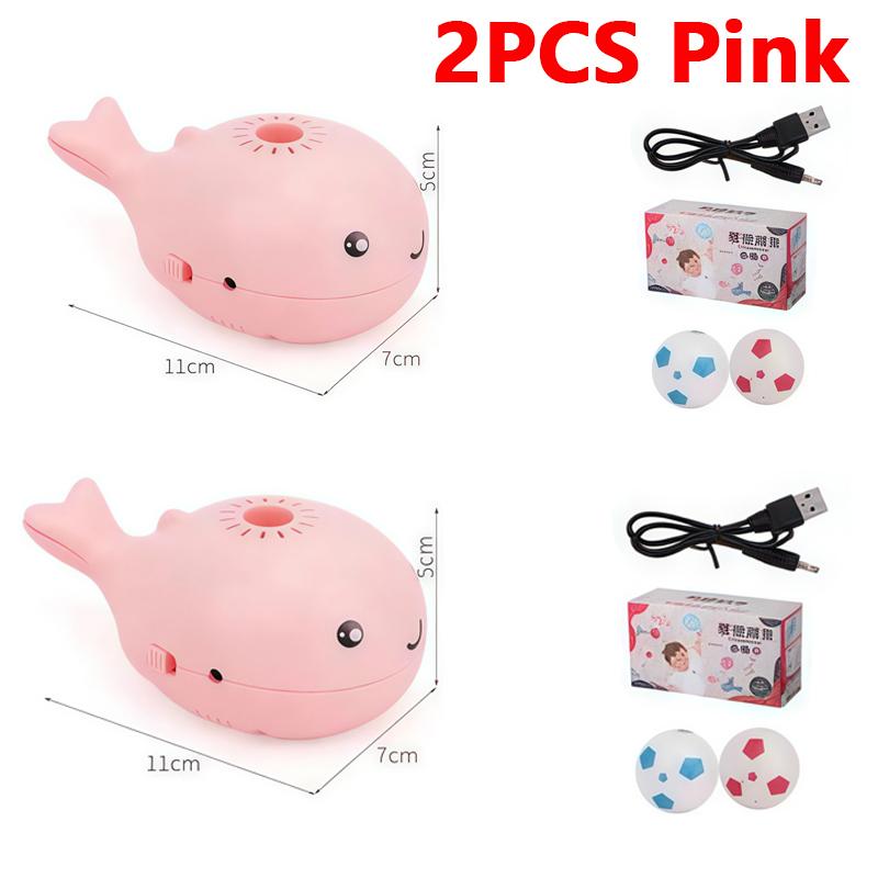 Interactive Cat Toys Electric Jet Floating Ball Cat Toy Whale Shaped Cat Toy Portable USB Dual Function Fan Pet Toy for Teaser
