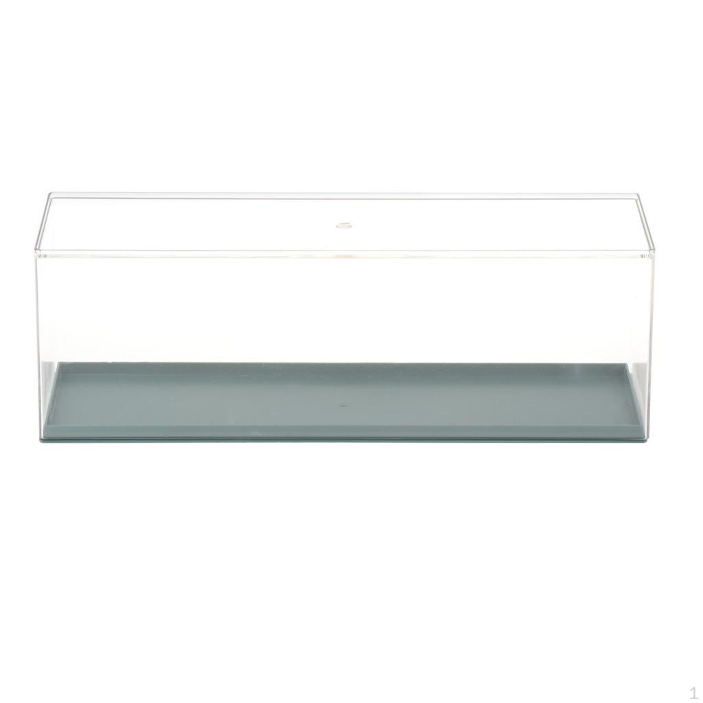 Klare Ausstellungsbox Staubdichte Box Stapelbarer Organizer Abnehmbare Regale Figur