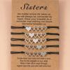 5x Sister Bracelet Jewelry Christmas Birthday Gifts for Couples Lover Friends
