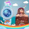 VAPCUFF Gift for Girls Ages 3-10, Kids Watch Toy for 3, 4, 5, 6, 7, 8 Years Old, Birthday Festival Gift for Girls Ages 4-9, Unicorn Blue