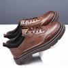 Elevator Shoes Business  Men Sneakers Height Increase Insole 5Cm Man Lift  Tall  Leather Spring Autumn