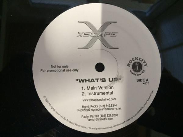 

12inch Record XSCAPE - What s Up X002 Not On Label 2005 US Rap & Hip-Hop/R&B Used