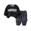 Kids Casual Long-Sleeve Set, Comfortable Daily Wear Outfits