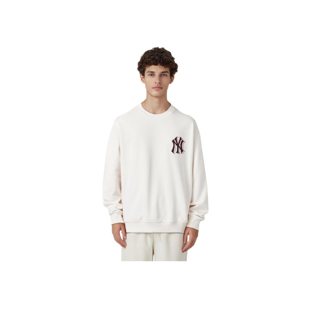New MLB New York Yankees Sweatshirts Unisex White 3AMTM0934-50CRS