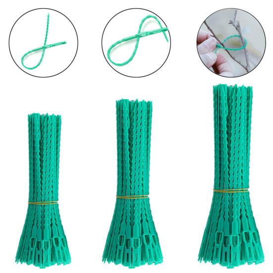 Adjustable Plant Ties Flexible Twist Ties Flexible Gardening Ties Plant Stake Ties for Plant Support Tree Shrub Cable Organization