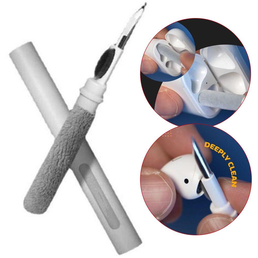 

Аксессуары для коробок, защита от засорения для беспроводных наушников Airpods, ручка для чистки наушников, щетка для чистки белый