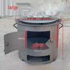 Multi-Functional Charcoal Firewood Stove: Outdoor BBQ, Heating, Cooking, and Household Use