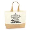 Jute Shopping Bag - PLANETEE - Auxiliary of Justice (Ministry of Magic) - Natural Jute - Made In France - Multicolored
