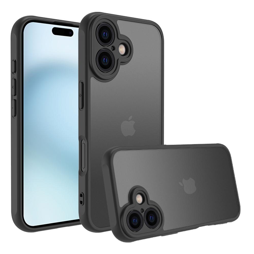 

Чехол для iPhone 16 Skin Touch Матовый PC+TPU Ударопрочная Задняя Крышка Телефона A