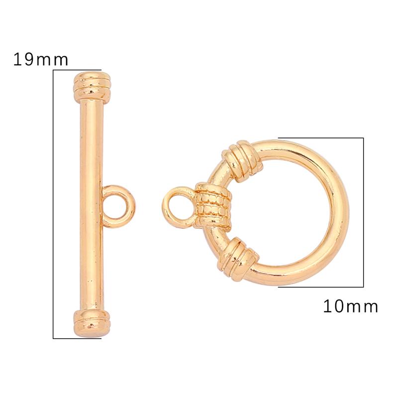 1Set/bag Copper OT Buckle Clasps For DIY Necklace Bracelet Earrings Jewelry Making Craft Accessories