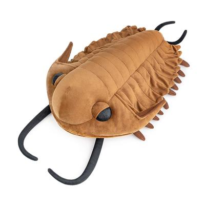 Paleontoloji Trilobit Peluş Oyuncak, 41cm Simüle Trilobit Kabuklu Sürüngen Oyuncak, Yumuşak Bebek, Kabarık Vücut Yastığı, Okula Giriş Hediyesi, Çocuk Doğum Günü