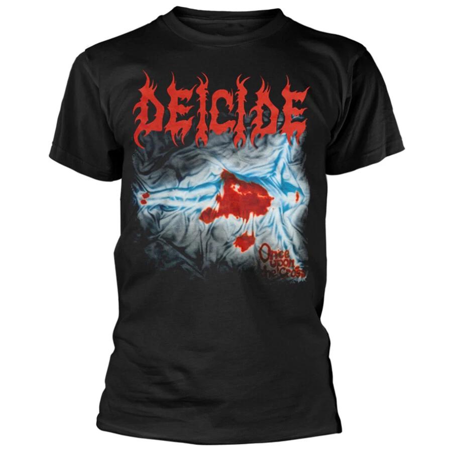 Deicide Once Upon The Cross Album Shirt Death Metal Band T-Shirt M