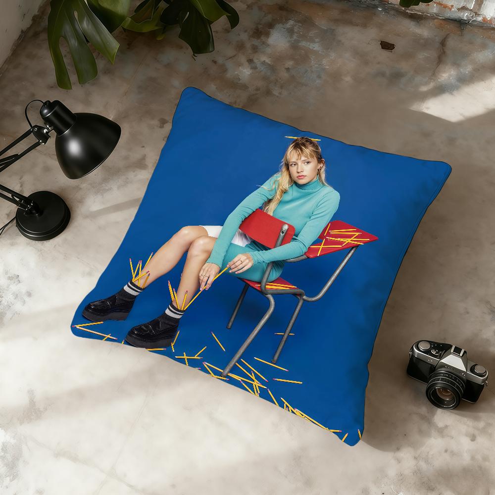 

A-Angele Singer cushion cover Home Office Convenient Nordic Simplicity Hit With Zipper Cushion Cover 30cmx30cm