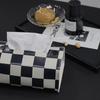 Vintage Black and White Ins Tissue Box