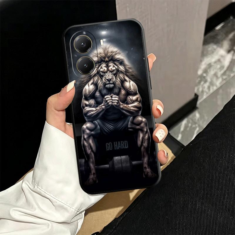 Löwe Männlich Mann König Weiche Handyhülle für Xiaomi Poco X5 X6 X7 X8 Pro Max X3 F7 F8 Ultra M8 M7 M6 M5 Redmi 15 15C 14C 13C 12C X4 F6