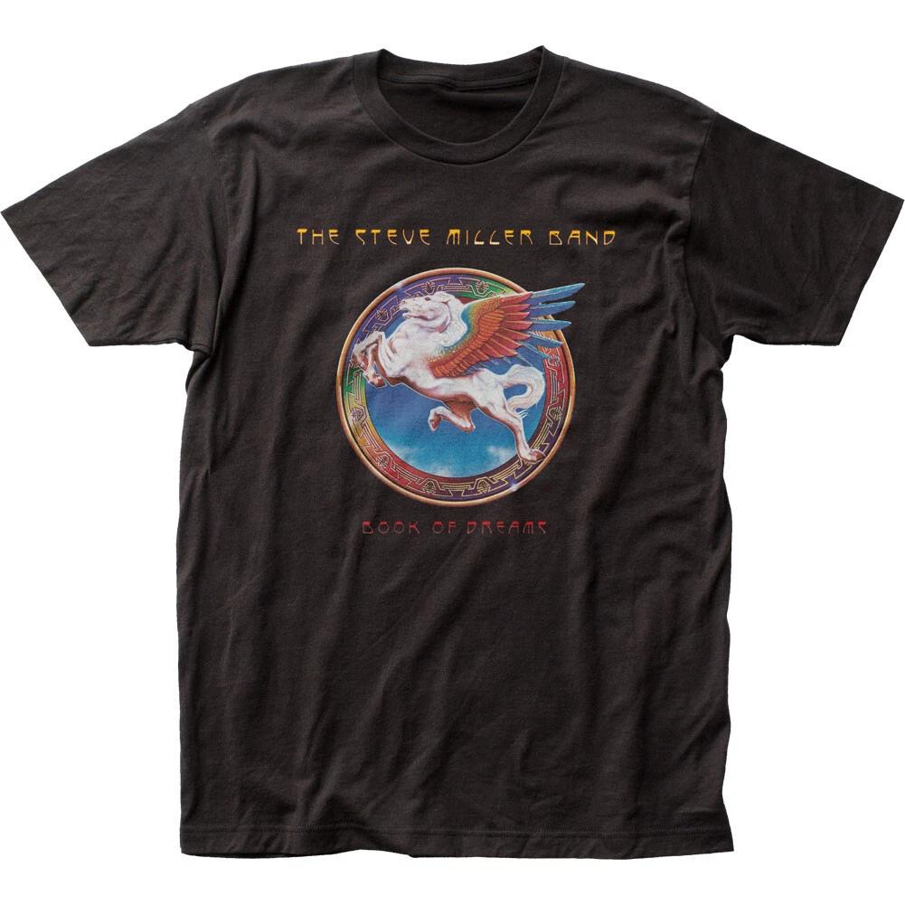 Steve Miller Band Book Of Dreams Mens T Shirt Rock And Roll Classic Tee Black