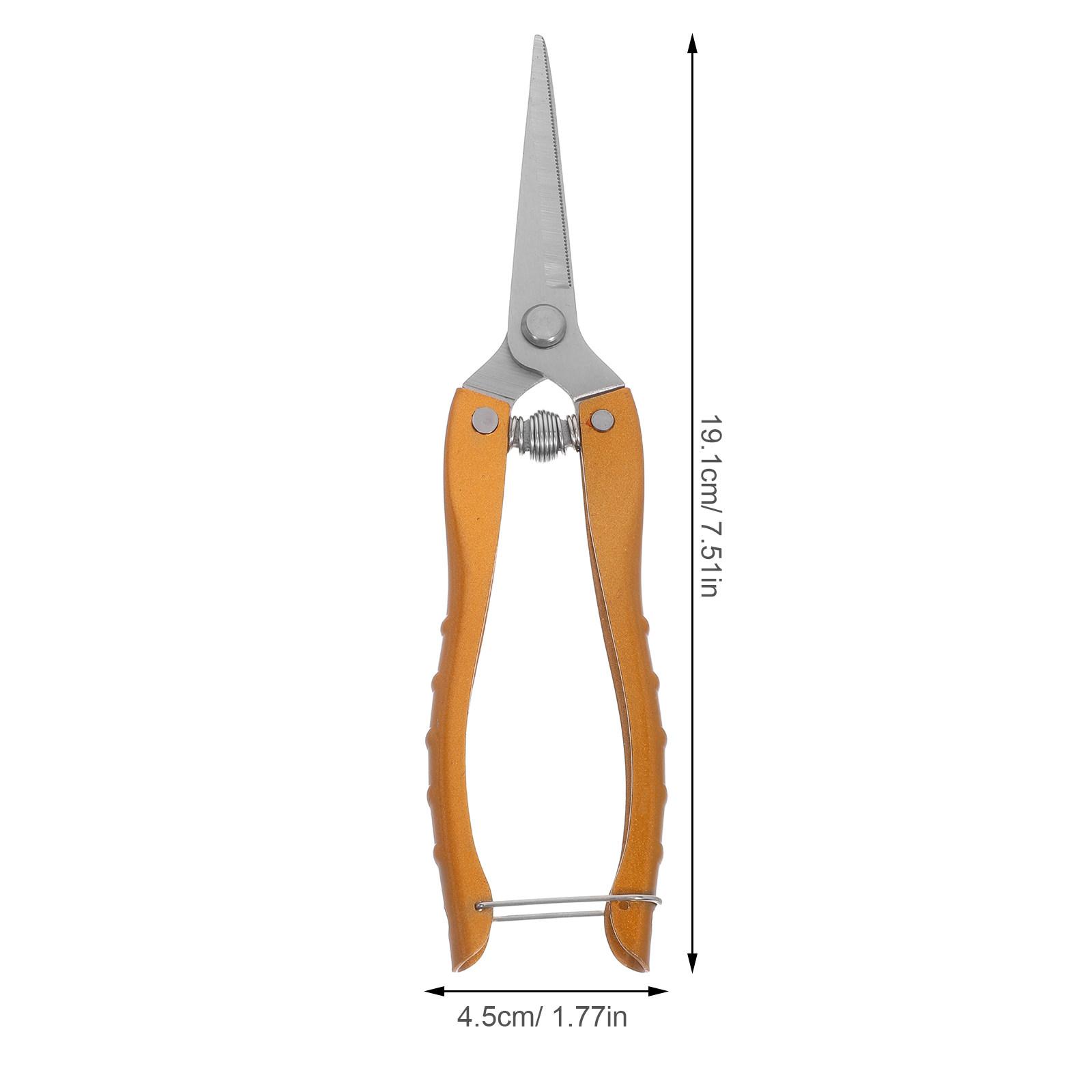 2pcs Pruning Shears Garden Shears Heavy Duty Stainless Steel Non-Slip Handle For Branches Flower Stem Cutting Plant Trimmers