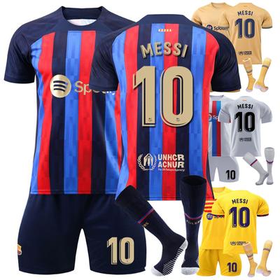 2324 Barcelona-Messi Jerseys Children's Football Training Suit Set