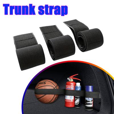 Secure Car Trunk Hook and Loop Fastening Strap Fire Extinguisher Fixing Strap Storage Elastic Strap for Car Organizer Cargo Net