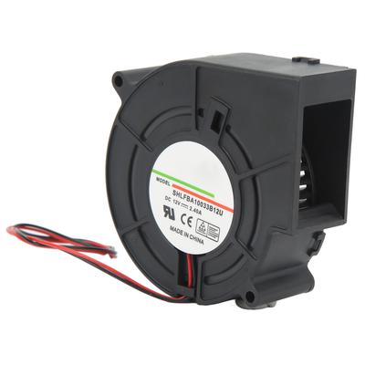 Turbo Blower Cooling Fan Exhaust Centrifugal Fan 4800RPM 42.8CFM 62.4mmh2o DC 12V 2.4A for Routers