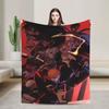 Ichigo Orihime Uryu Blanket Bleached Camping Flannel Throw Blanket For Living Room Super Soft Custom Diy Quality Bedspread Gift