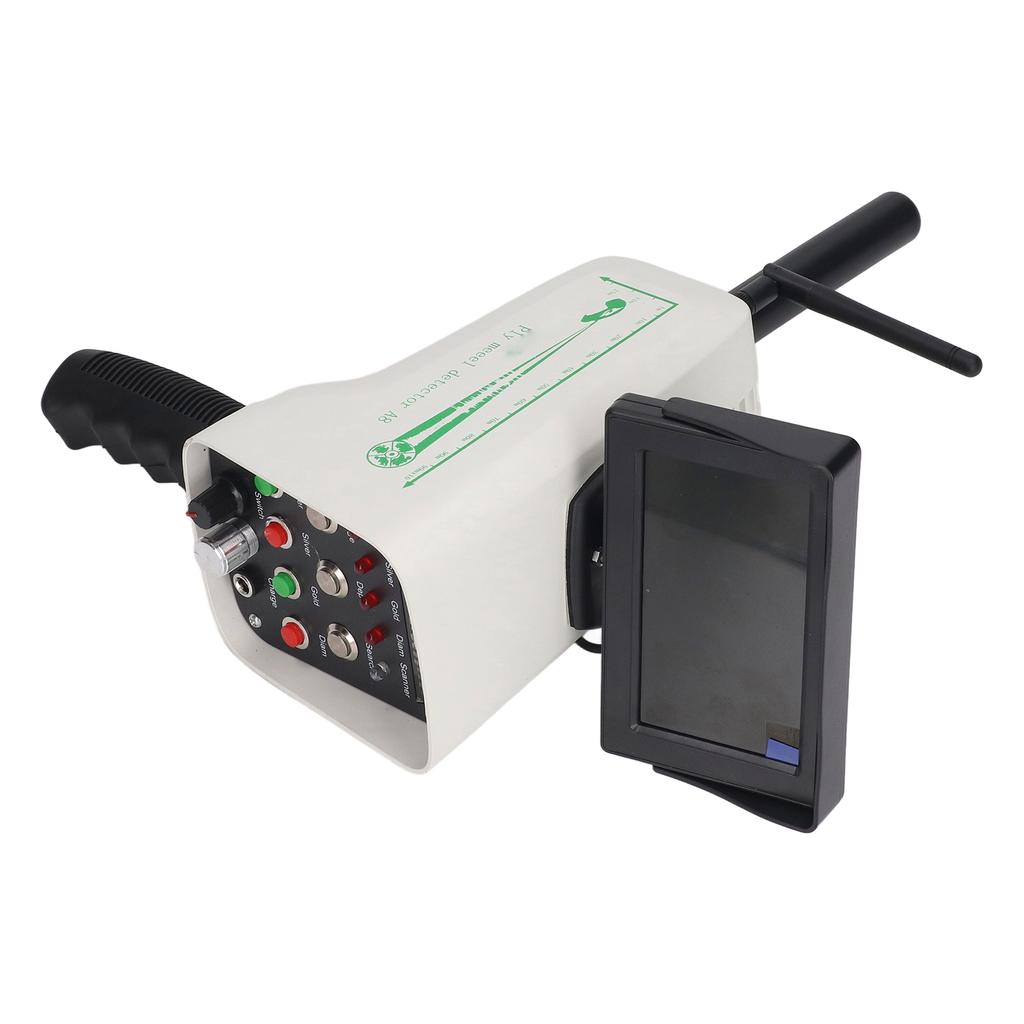 Detector de Aur cu Rază Lungă de Acțiune Scanner de Metale Subteran cu Ecran de Înaltă Definiție pentru Aur Argint