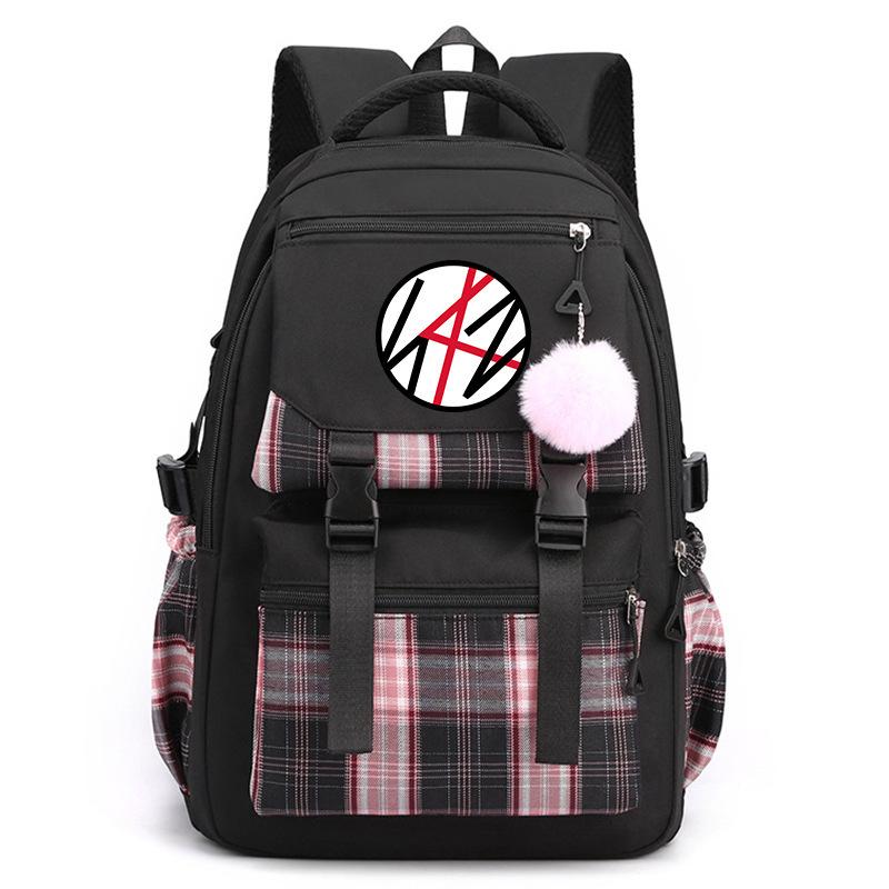 Popular Korean Group Straykids Surrounding Backpack Stray Children Schoolbag Large Capacity Schoolbag straykids school bag