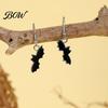 Stylish Gothic Jewelry for Parties 1 Pair Halloween Earrings Women, Skeleton Spider Pumpkin Statement Ghost Bat Dangle Earrings, Accessories Detailed