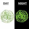 Nylon Glow Basketball Net 12 Loops Durable Nightlight Basketball Net Standard Size Easy to Install