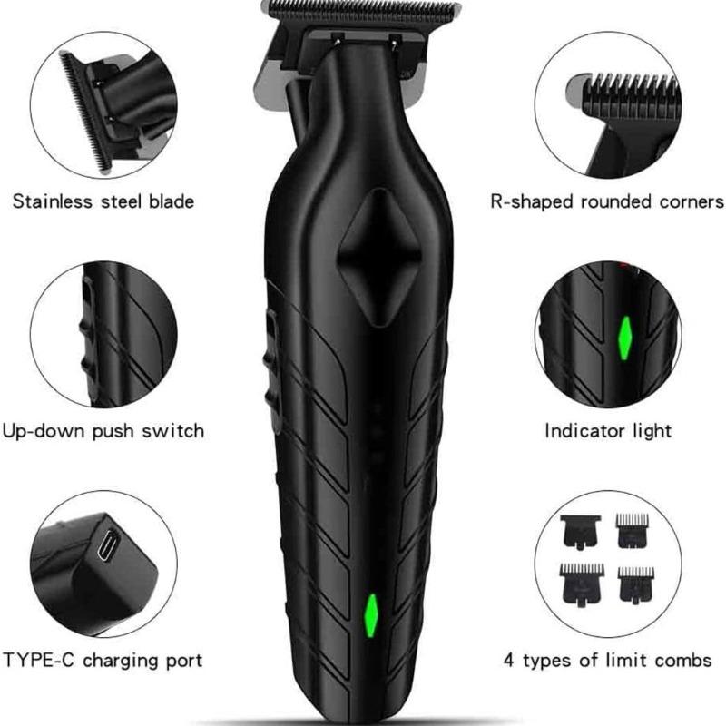 New Hair Clippers for Men, Barbers Tonic Blackout Trimmer Premium, Cordless Rechargeable Zero-Gapped Safety Razor, Fast Carving
