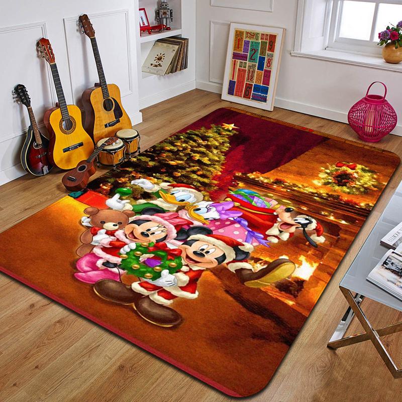 D-Donald Duck Gedruckter Teppich Mode Yoga-Matte Schlafzimmer Dekoteppich Wohnzimmer Badezimmer Dekorative Fußmatte Geburtstagsgeschenk