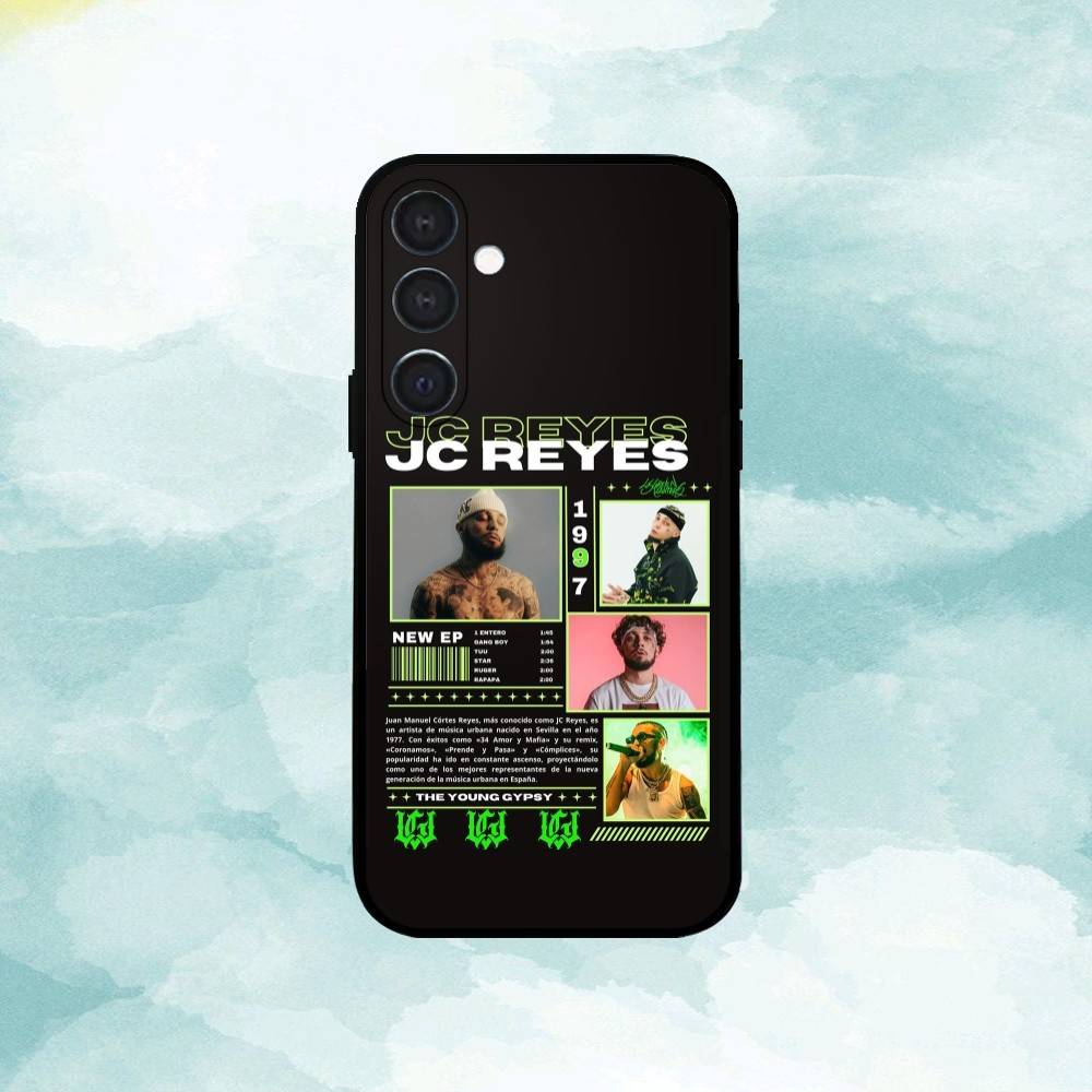 Jc R-Reyes Sänger Handyhülle Für Samsung A73,72,71,53,52,51,22,91,80, Weiche Schwarze Hülle