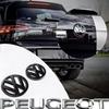 KUDFZ1 Car Logo Front Grille Rear Trunk Decoration Accessories For VW GTI Golf Polo 6 Passat Arteon Jetta CC Taigo Tiguan T-ROC Hub Cap