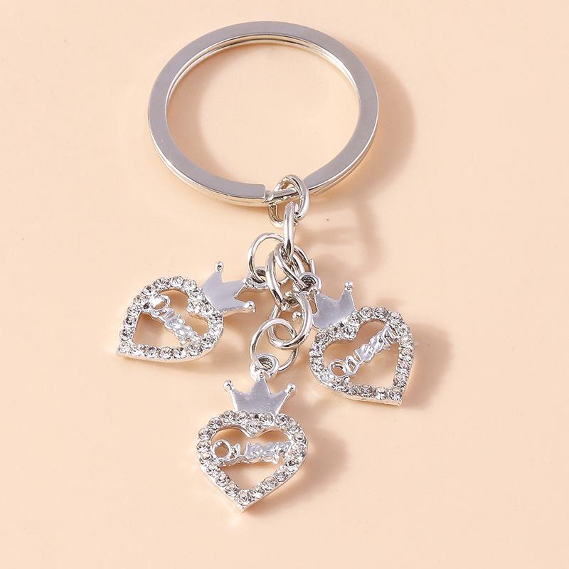 Cute Crystal Rhinestone Cat Keychain Animal Snake Butterfly Keyrings for Men Women Car Keyholder Bag Pendants DIY Jewelry Gifts
