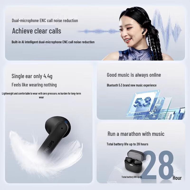 Philips TAT2139 True Wireless Earbuds
