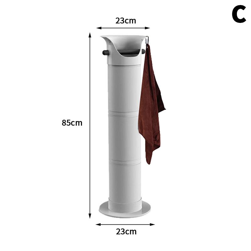 Large Capacity Coffee Knock Bucket With Towels Espresso Coffee Grounds Container Floor Collector Standing Tall Knock Trash Can